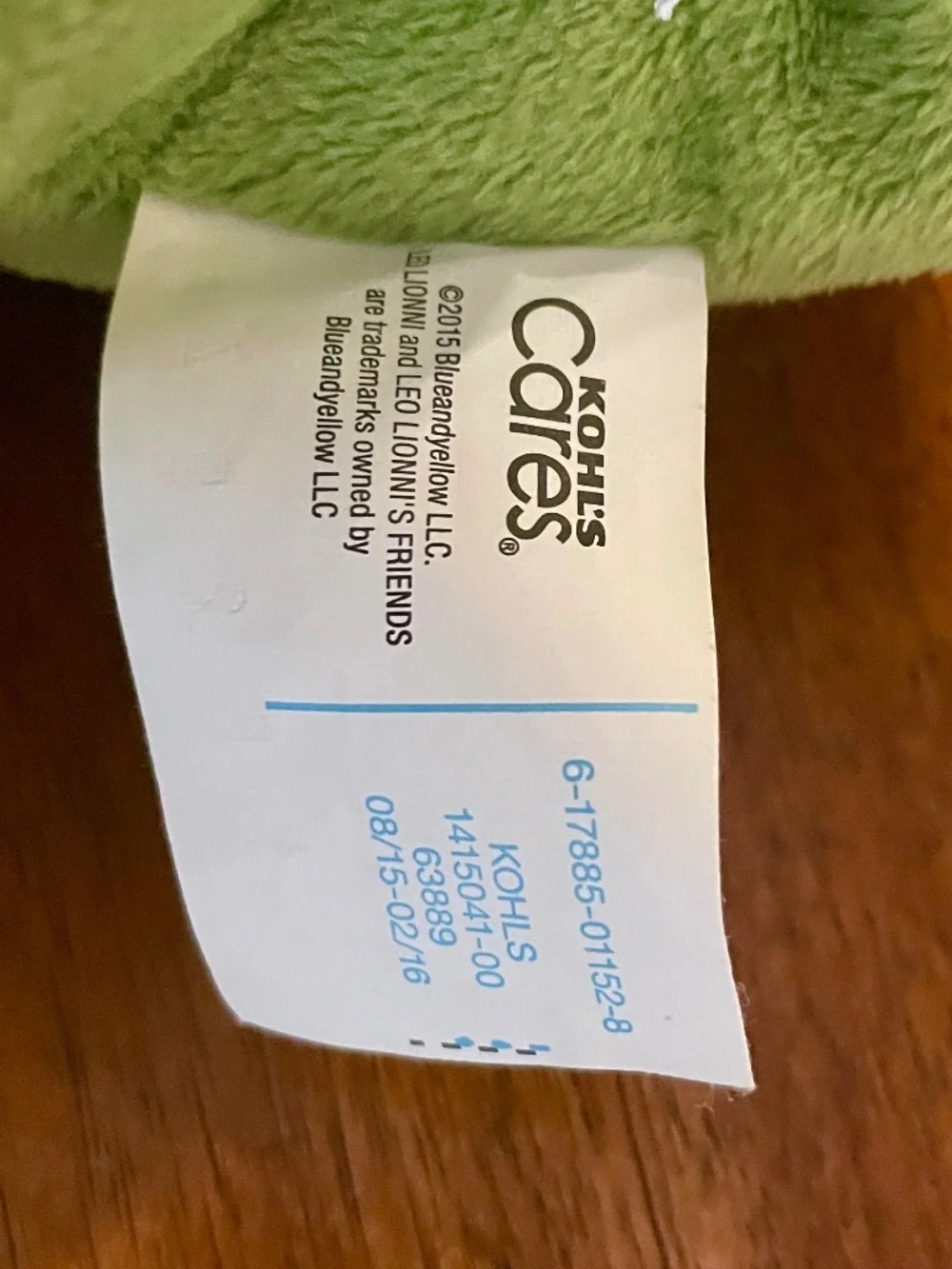 Kohls Cares Crocodile Stuffed Animal